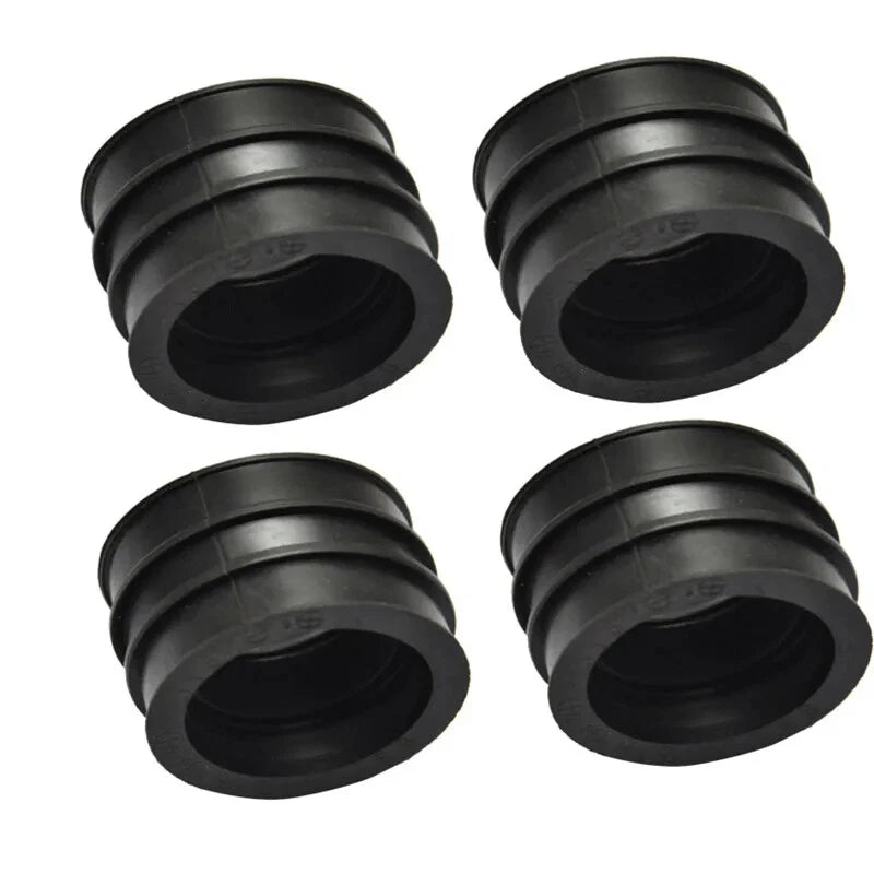 4PCS Carburetor Holder Intake Joints Boot Manifold For Kawasaki Ninja 600R 85-95