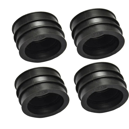 4PCS Carburetor Holder Intake Joints Boot Manifold For Kawasaki Ninja 600R 85-95