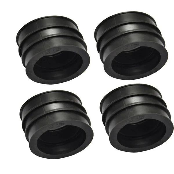 4PCS Carburetor Holder Intake Joints Boot Manifold For Kawasaki Ninja 600R 85-95