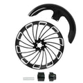21" Front Fender Wheel Rim & Single Disc Hub Fit For Harley Road King ABS 97-21