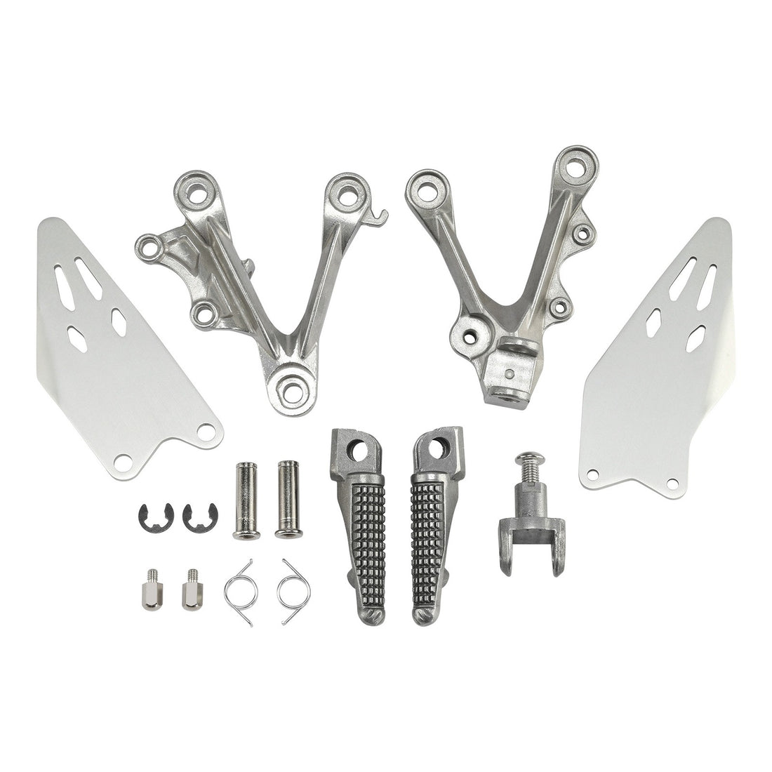 Driver Footpegs Pegs Bracket Kit Fit For Kawasaki Ninja ZX6R 2019-2025 2020 2021