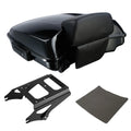 Black Razor Trunk Pad Mount Fit For Harley Touring Road Street Glide 09-13