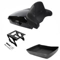 Chopped Trunk Solo Mount Rack Fit For Harley Touring Softail Deluxe 18-25