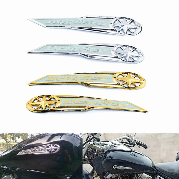 Motorcycle Gas Tank Emblem Sticker Badge Decal For Yamaha Dragstar XV V Star Xvs