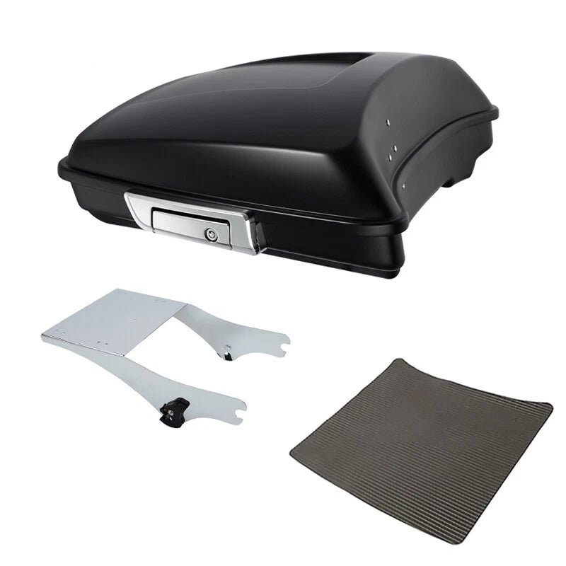 Matte Black Razor Trunk Mount Rack Fits For Harley Electra Glide 1997-2008