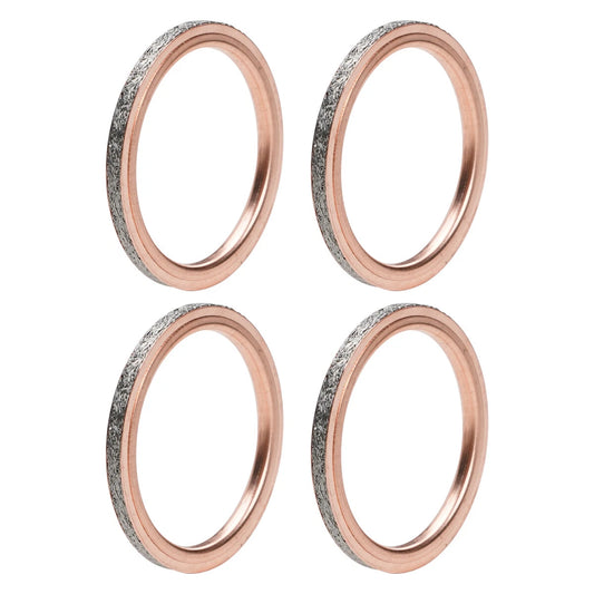 4PCS Exhaust Gasket For Yamaha YZF-R1 15-23 FZ10 2017 MT10 17-23 2CR-14613-00-00