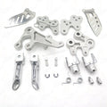 Front Driver Foot Peg Bracket Silver Fit for Suzuki GSXR1000 2005 2006 2007 2008