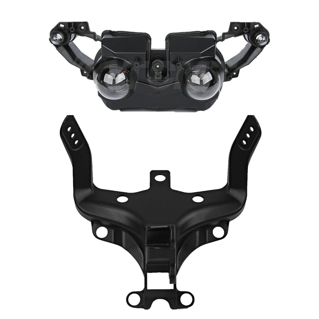 Headlight Assembly & Upper Fairing Stay Bracket Fit For Yamaha Yzf R1 2009-2011