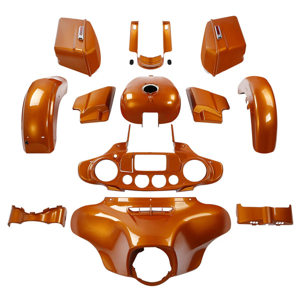 Fairing Bodywork Body Work Kit Fit For Harley Street Glide 14-2024 Amber Whiskey