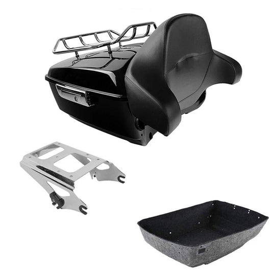 King Trunk Backrest Mounting Rack Fit For Harley Touring 2009-2013