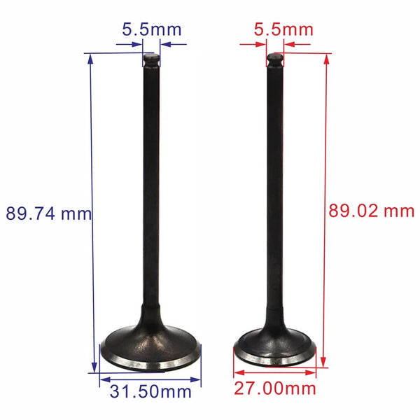 Intake Exhaust Engine Valves For Honda CRF150F 04-05 CTX200 02-04 14-15 FTR223
