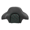 Black King Chopped Trunk Backrest Pad Fit For Harley Touring Street Glide 14-25