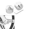 Aluminum Front Axle Nut Cover Bolt Fit For Harley Touring Sportster Softail Dyna