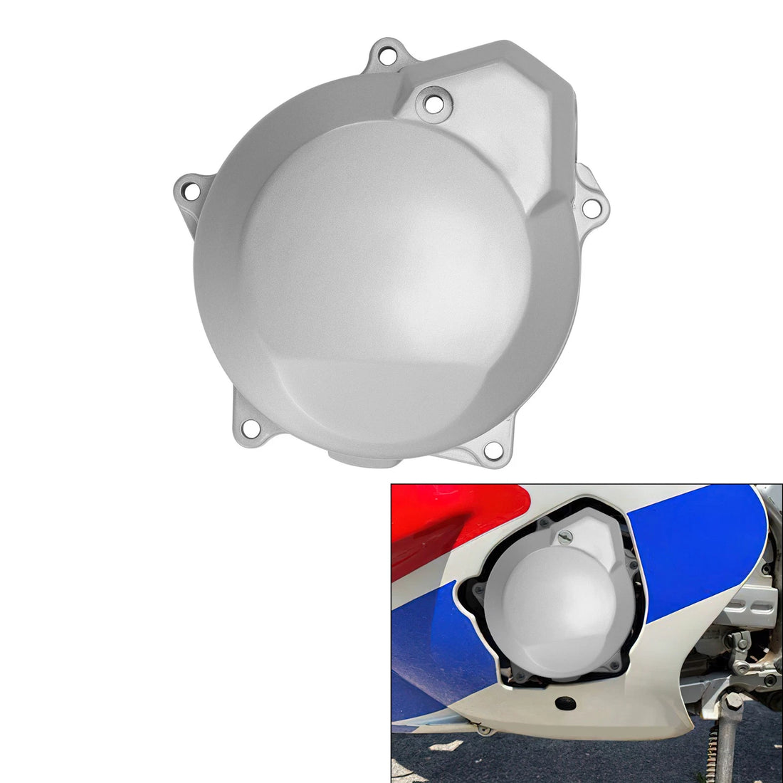 Engine Stator Cover Crankcase Fit For Yamaha FZR600 1989-1997 Aluminum