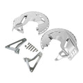 Brake Rotors Covers Fit For Honda Goldwing GL1800 GL 1800 2001-2017 16 15 Chrome