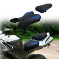 Driver & Passenger Seat Black w/ Blue Fit For Yamaha Yzf R1 2007-2008