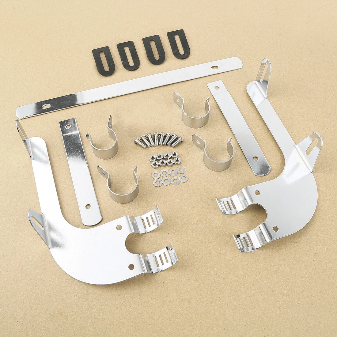39mm Windshield Mount Bracket Fit For Harley Dyna Low Rider Sportster 883 1200