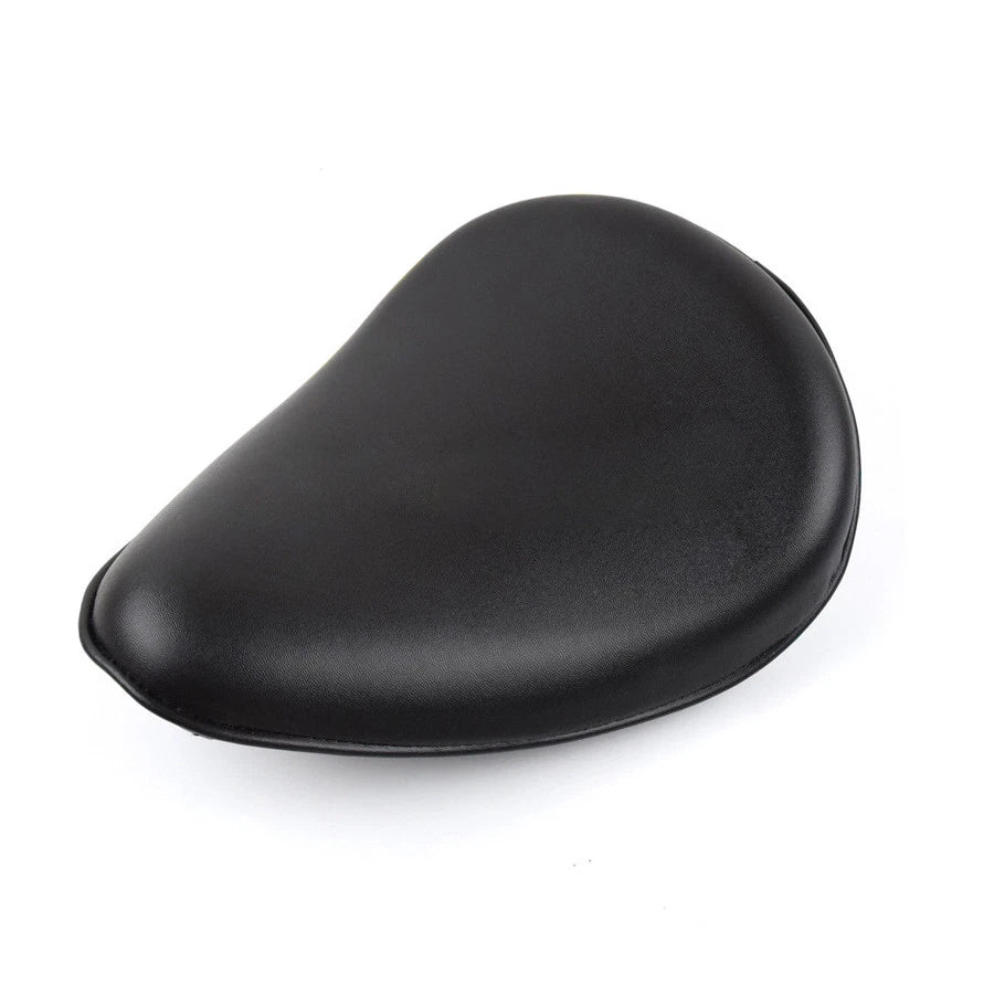 Black PU Leather Style Solo Seat For Harley Sportster Chopper Bobber Custom
