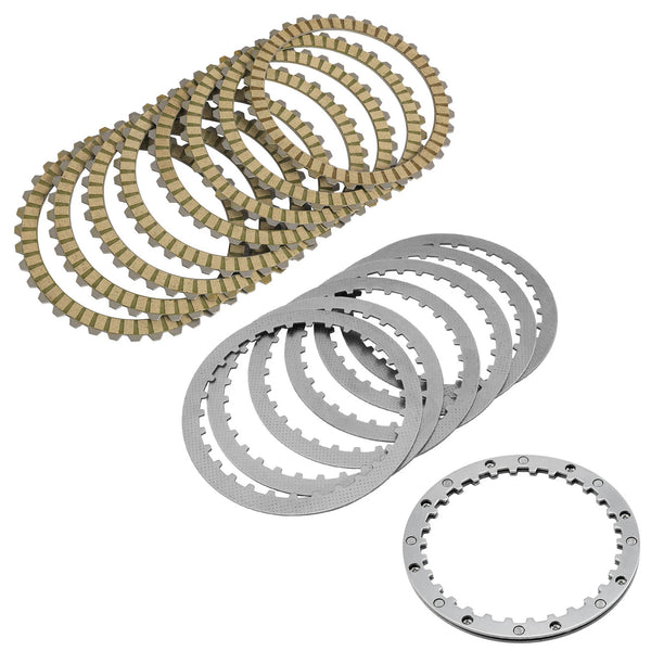 Clutch Friction Steel Plates Fit For Harley Sportster 883 1200 XL883 1200 91-22