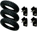 New HD 3) Tires And 4) Tubes Straight Valves 2.50-10 2.50X10 For Razor SX500 10"