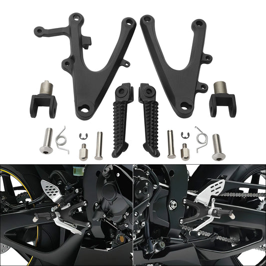 Driver Front Footpegs & Bracket Fit For Yamaha Yzf R1 2004-2006