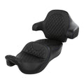 Driver Passenger Seat Backrest Pad Fit For Harley Touring Road Glide Fltrx 14-23