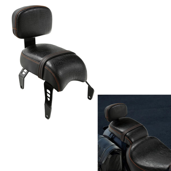 Passenger Seat w/ Backrest Fit For Indian Scout Bobber 18-24 Bobber Sixty 20-24