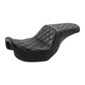 Black Driver & Passenger Seat Fit For Harley Dyna Street Bob Fxdb Fxdf 2006-2017