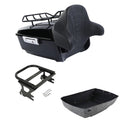 King Trunk Backrest Rack Mount Fits For Harley Touring Road Glide 1997-2008