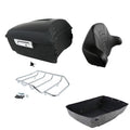 Matte Black King Trunk Backrest Rack Fit For Harley Touring Road Glide 2014-2026