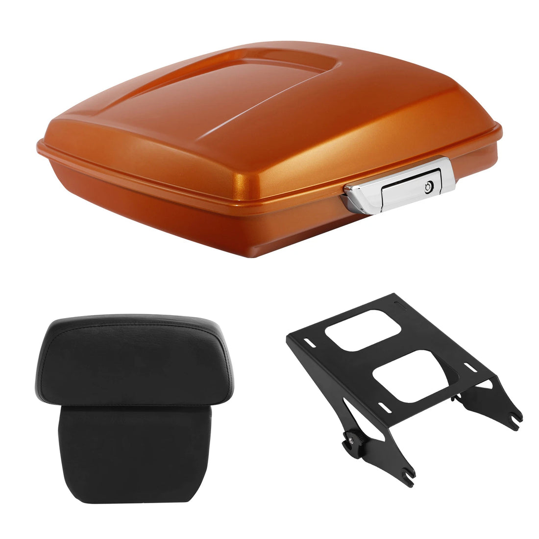 Razor Trunk Pad Mount Rack Fit For Harley Road Street Glide 14-26 Amber Whiskey