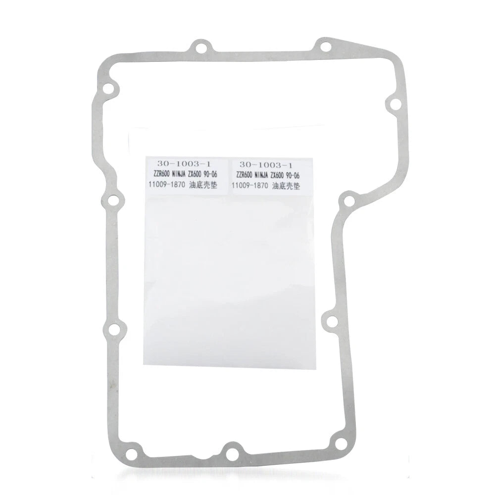 Oil Sump Pan Gasket For Kawasaki ZR400 ZRX 1994-2008 ZX400 ZZR400 1990-2006