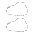 2pcs Engine Clutch Cover Gasket for Yamaha YZF-R3 2015-2023 MT-03 2016-2023
