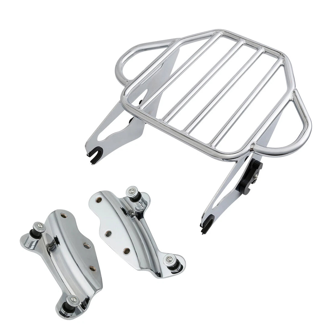 Chrome Luggage Rack Docking Hardware Kit Fit For Harley Electra Glide 2009-2013