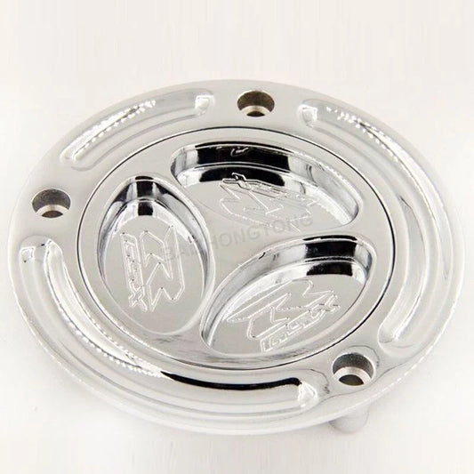 Silver Keyless Fuel Tank Cap Fit for Suzuki GSXR600 GSXR750 GSXR1000 2003-2016