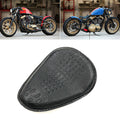 New Black Crocodile PU Leather Style Solo Seat For Harley Chopper Bobber Custom