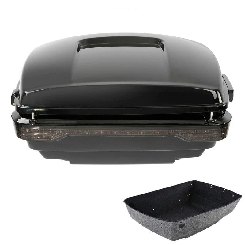King Trunk LED Tail Light Fit For Harley Touring Cvo Street Road Glide 2014-2026