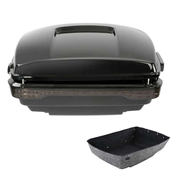 King Trunk LED Tail Light Fit For Harley Touring Cvo Street Road Glide 2014-2026