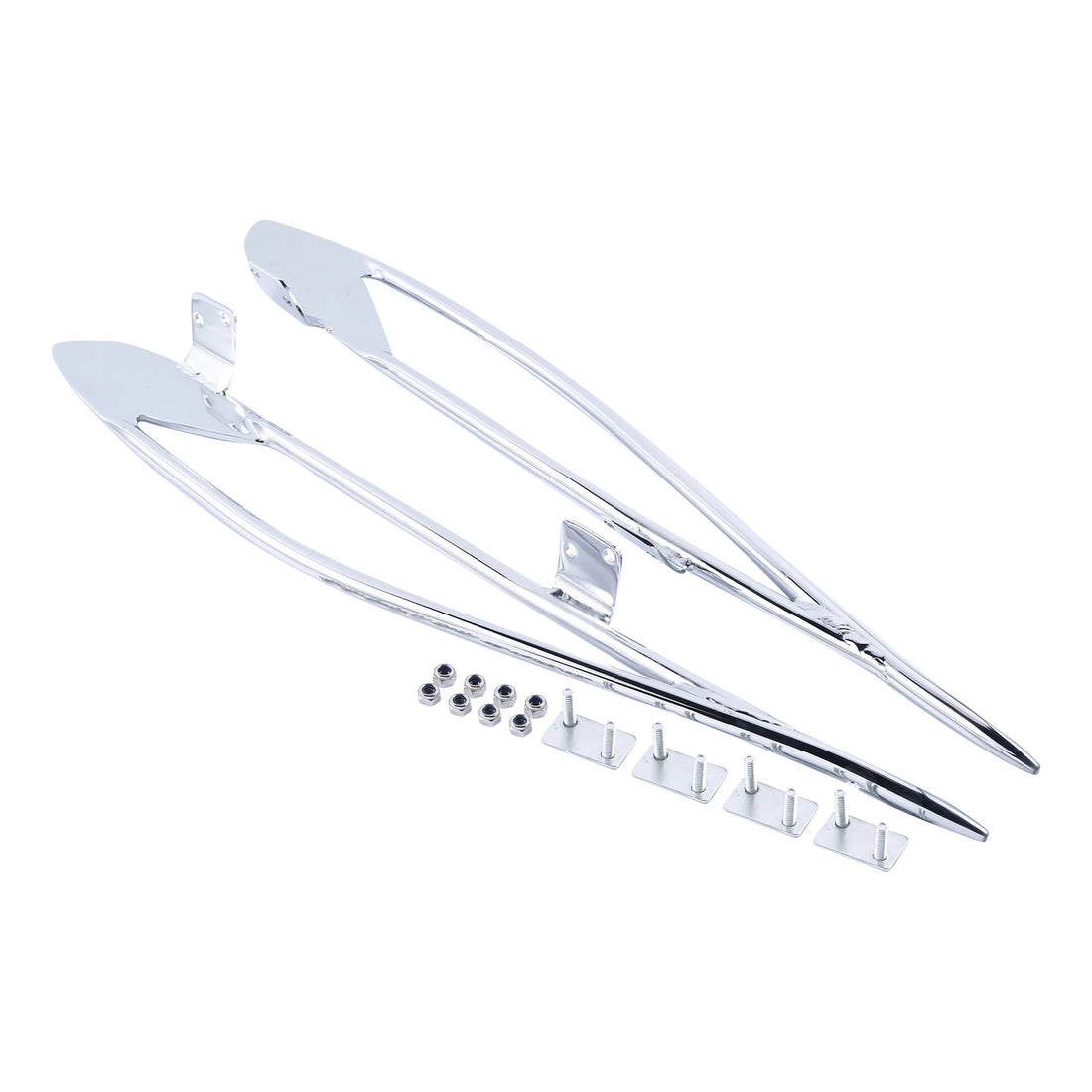 Chrome Saddlebag Protector Rails Fit For Indian Chieftain Springfield 2014-2023