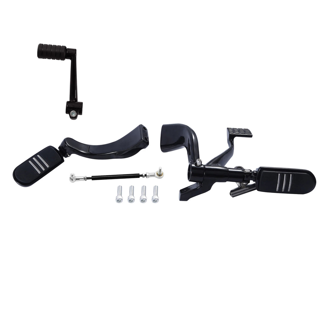 Mid Control Shifter Lever Pegs Kit Fit For Harley Sportster XL883 1200 2004-2013