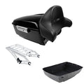 King Trunk Backrest Mount Rack Fits For Harley Touring Road Street Glide 2014-26