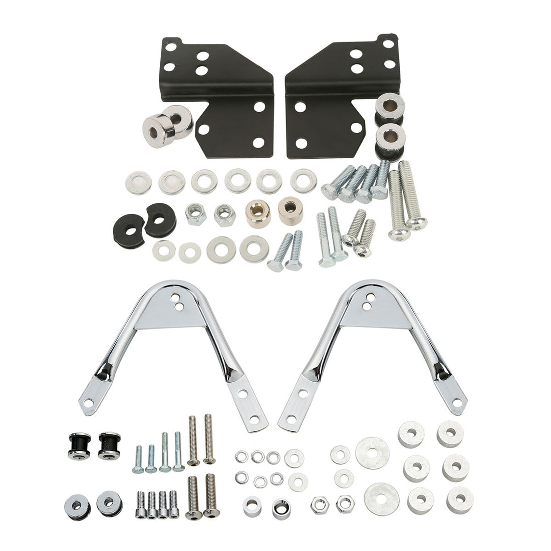 Detachable Sissy Bar Trunk Rack Docking Fit For Harley Touring 1997-08