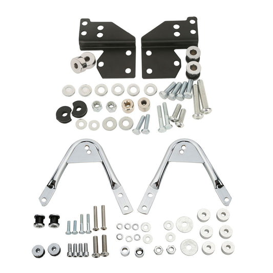 Detachable Sissy Bar Trunk Rack Docking Fit For Harley Touring 1997-08