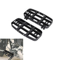 Black Rider Driver Floorboard Footboard Fit For Harley Touring Road Glide 14-25