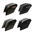 5" Stretched Extended Saddlebag Bags Fit For Harley Touring Road Glide 1993-2013