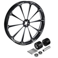 32"x3.5" Front Wheel Rim Hub Dual Disc Fit For Harley Touring Street Glide 97-21