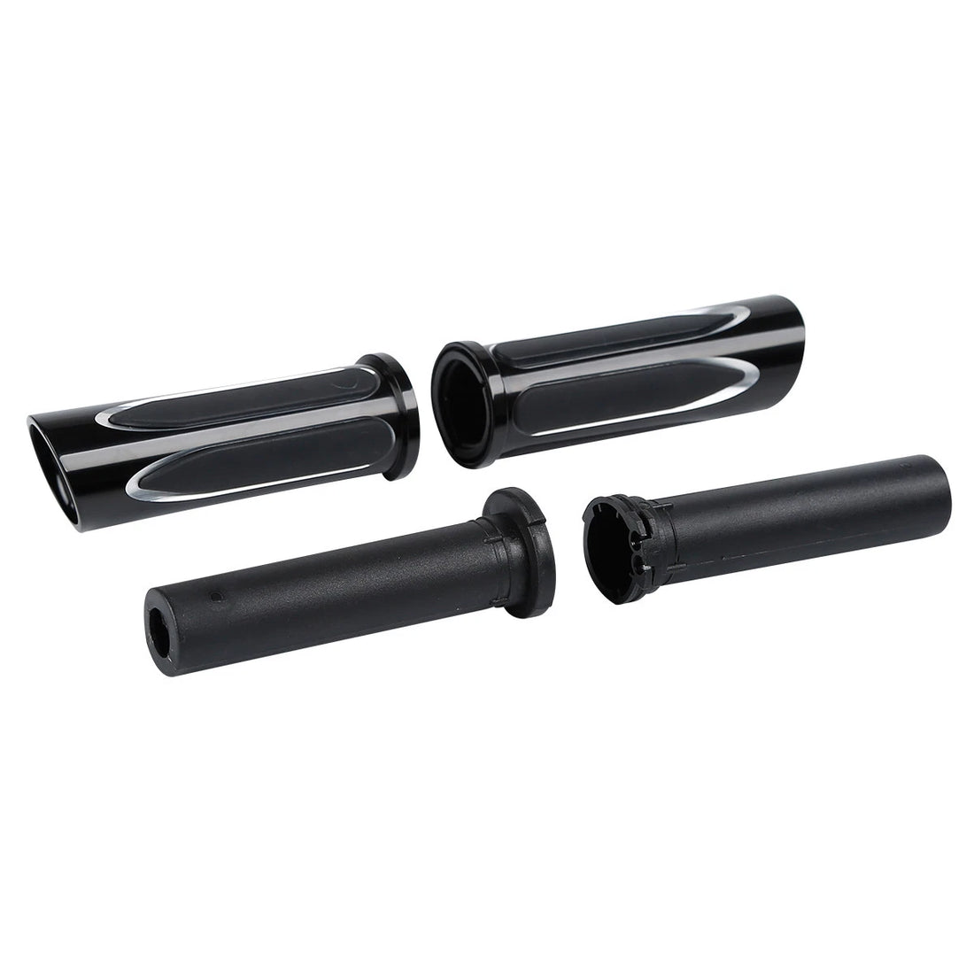 1" 25mm Handlebar Hand Grips Fit For Harley Chopper Honda Suzuki Kawasaki Yamaha