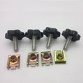 Black Saddlebag Locks Mounting Security Theft Deterrent For Touring Street Glide