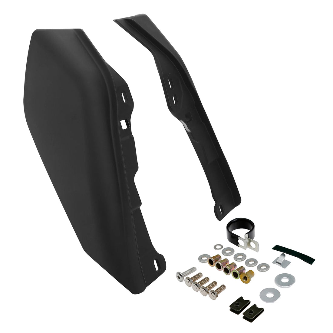 Black Mid-Frame Air Deflectors Fit For Harley Electra Road Glide King 2017-2023