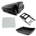 Chopped Trunk Backrest Plate Mount Rack Fit For Harley Sport Glide 18-2021